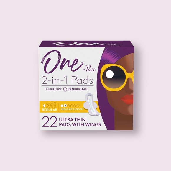 FREE✨ One by Poise 2-in-1 Ultra Thin Pads a with wings, 22 ct each - Picture 1 of 1